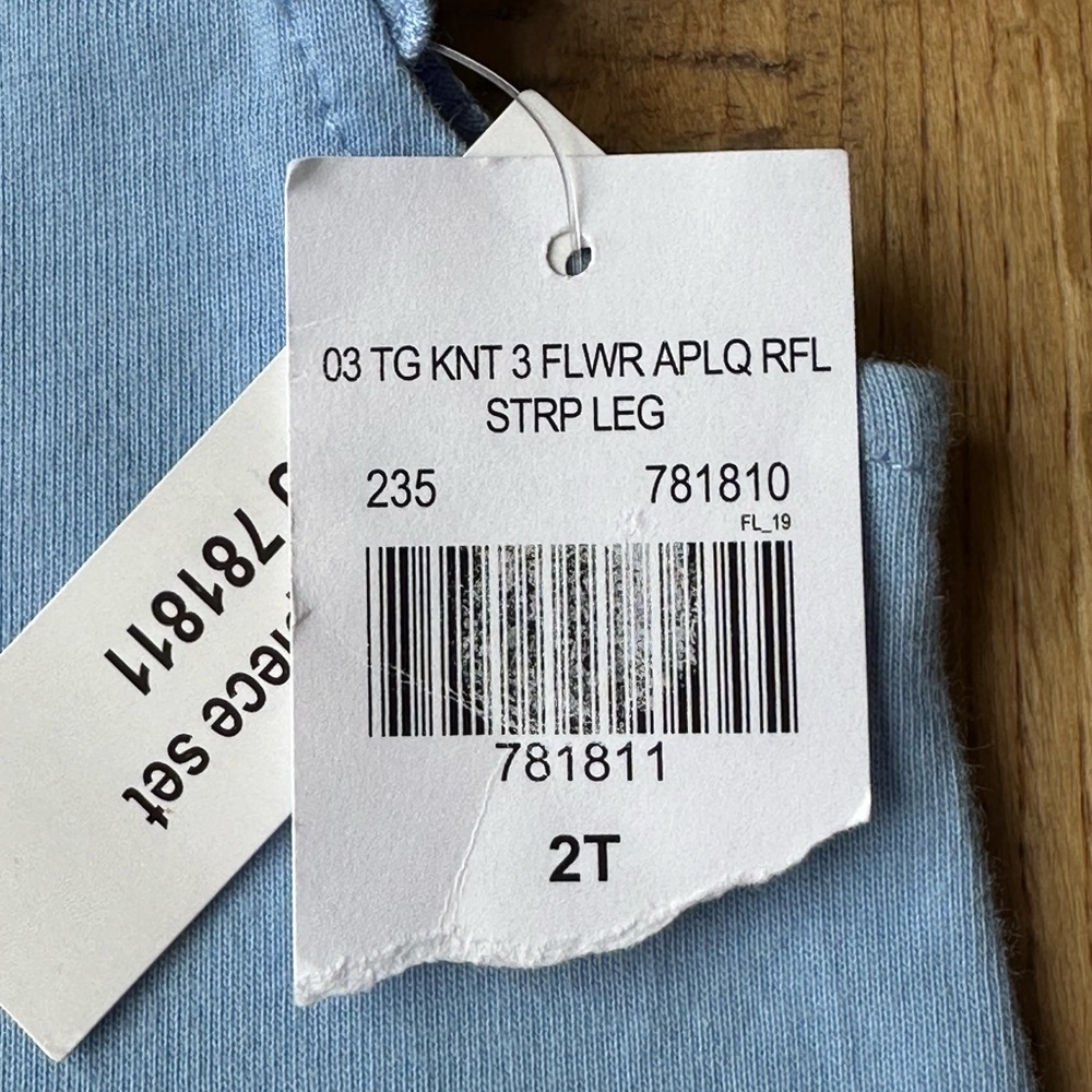 NEW Good Lad Sleeveless Ruffle Flower Appliqué Top size 2T - Picture 5 of 8